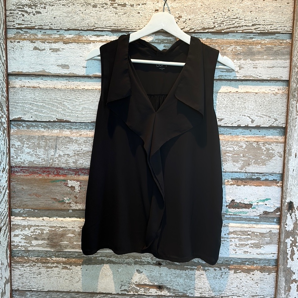Black Ann Taylor Loft blouse